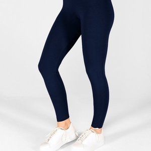Navy Fleece Leggins